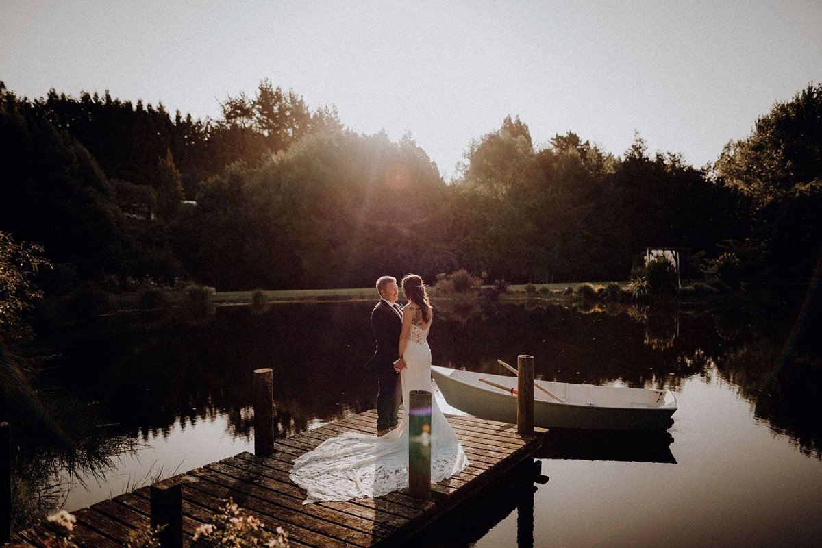 Golden Hour Wedding Photo By Picture Perfect Photography